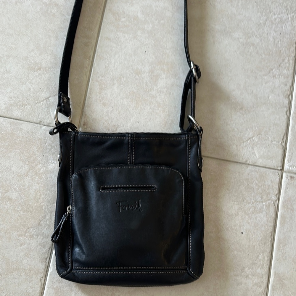 Fossil Black Crossbody Bag